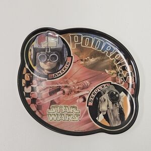 Star Wars Ep I Sebulba Anakin 8 inch Plate Lucasfilm pod race Zak Designs
